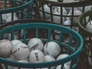 old range golf balls