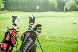 golf clubs with headcovers