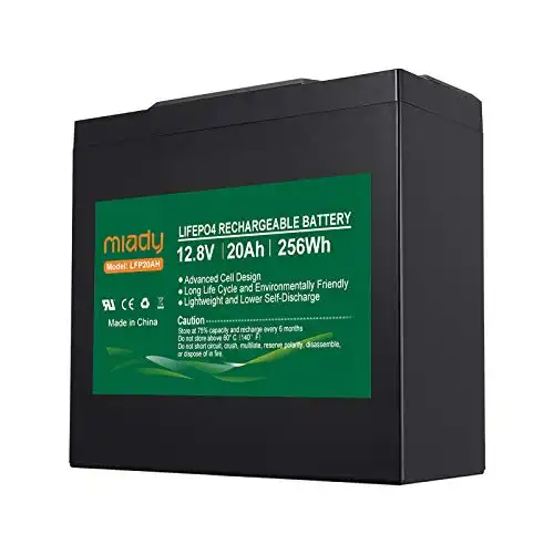 Miady 12V Deep Cycle LiFe PO4 Battery
