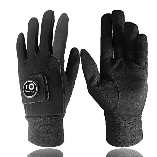 Finger Ten Winter Golf Gloves with Ball Marker