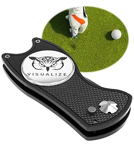 Visualize Premium Golf Divot Repair Tool Kits with Ball Marker