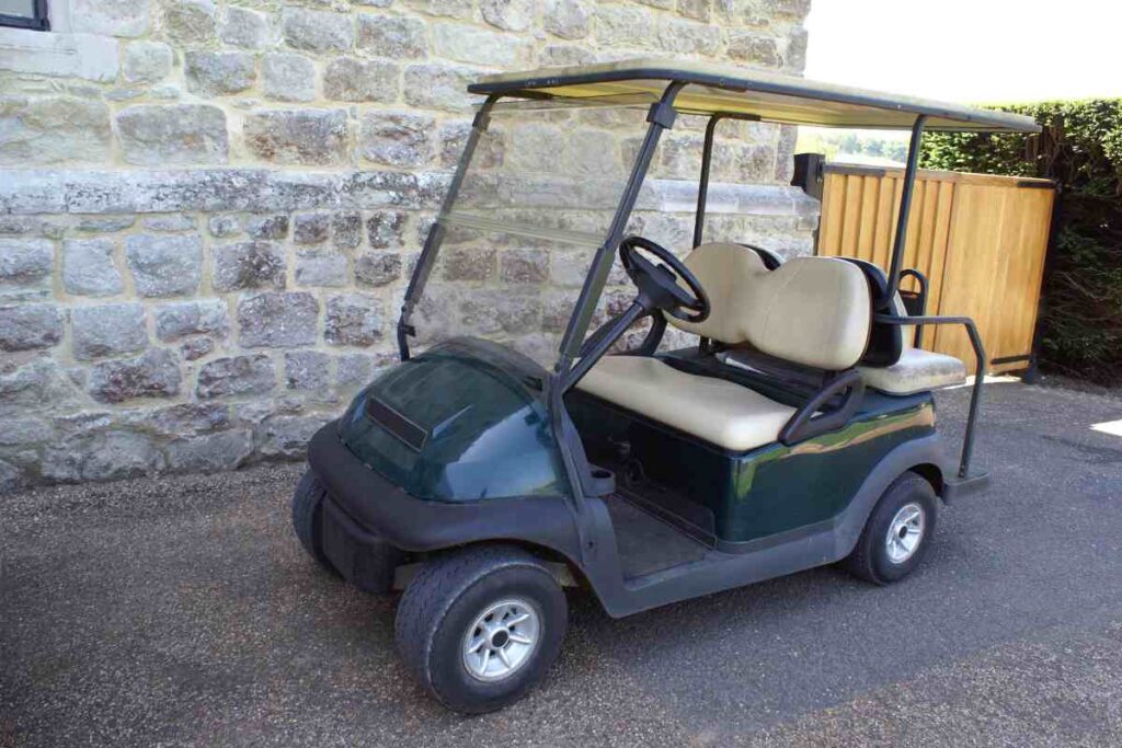 older golf cart